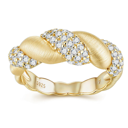 Tengman - A Fashionable Jewelry Accessory Set With Moissanite S925 Sterling Silver And Gold-plated Diamond Weloria