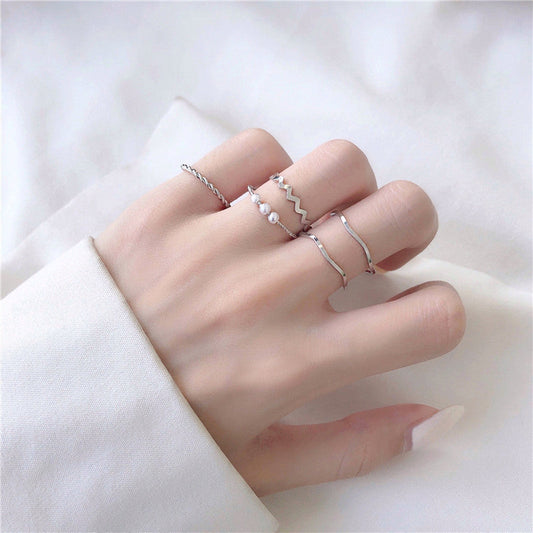 Women's Korean-style Ins Alloy Butterfly Ring Weloria