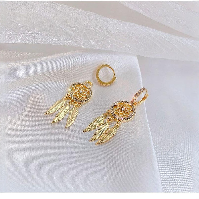 Tassel Earrings With Diamond Super Unique Design Earrings Weloria