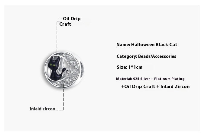 Halloween Beaded Bracelet Colorful Horror Dark Weloria