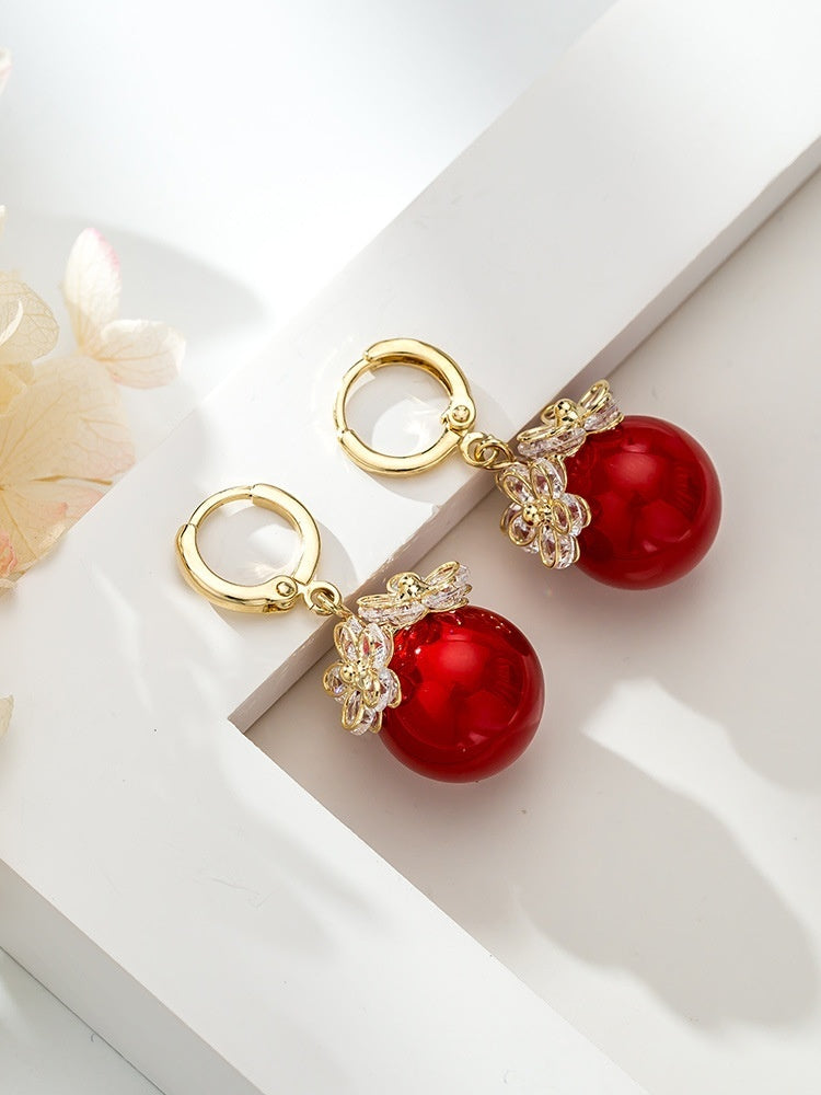 All-matching Elegant Simple Zircon Female Earrings Weloria