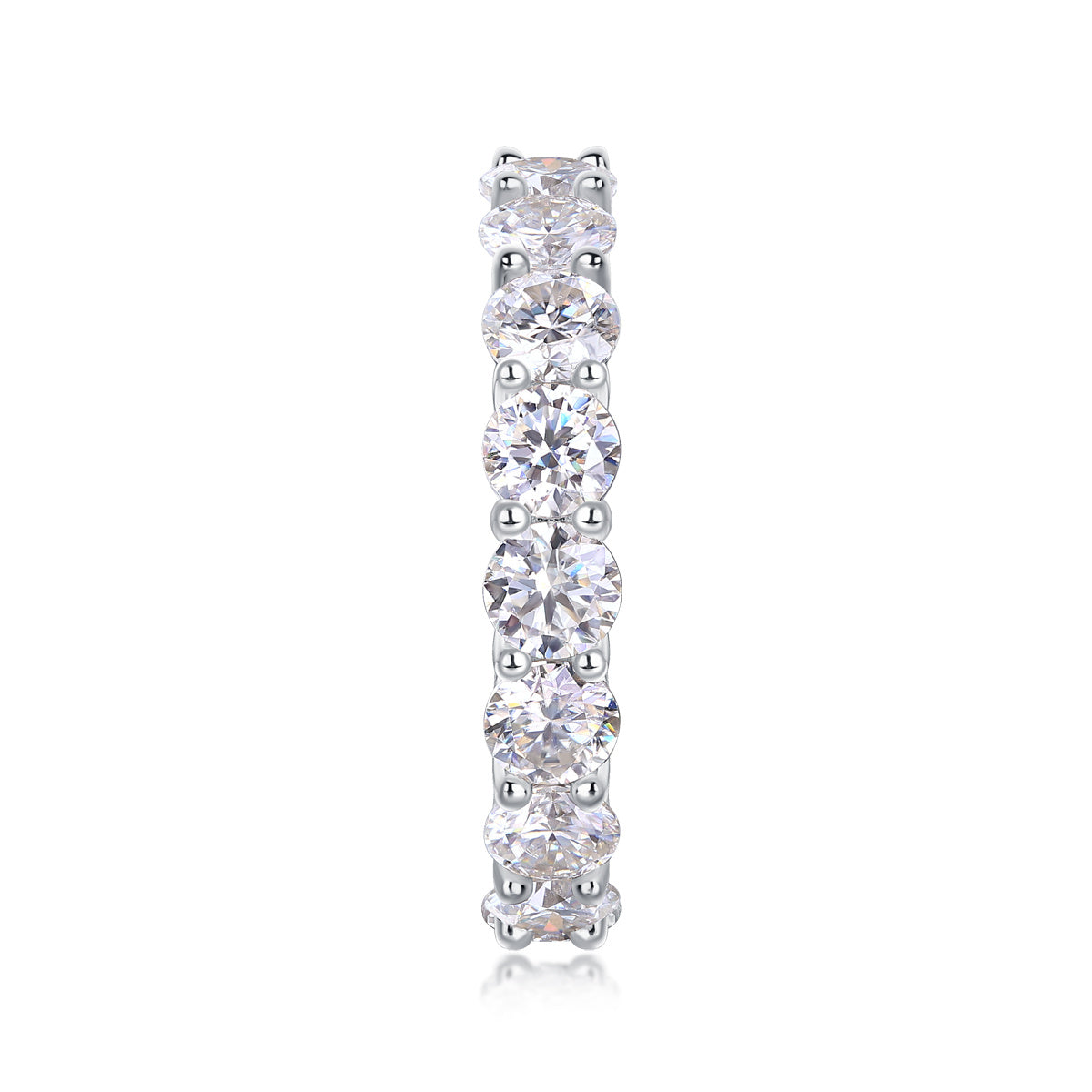 Starlight - A Fashionable And Luxurious Jewelry Accessory Set With Moissanite S925 Sterling Silver And Platinum-plated Diamond Weloria