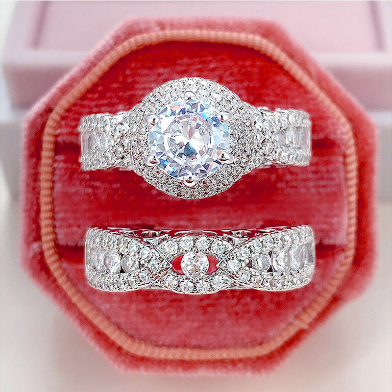 European And American Luxury Party Wedding Hand Ring Weloria