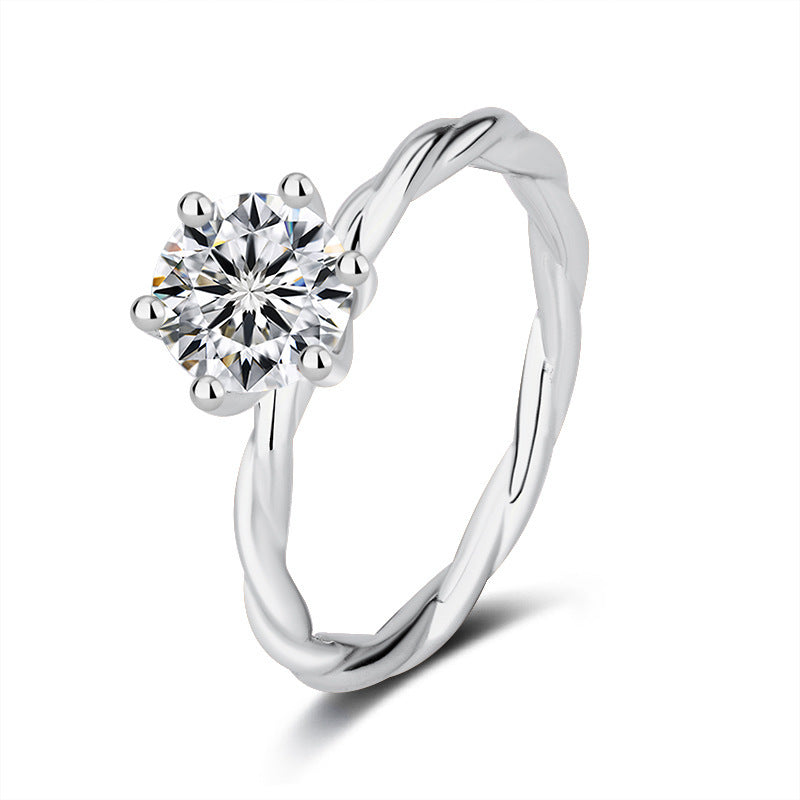 Women's Classic Fashion Simple Proposal Ring Weloria