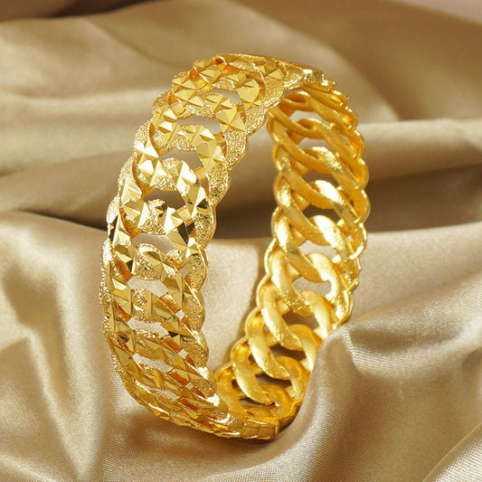 Middle East Retro Open Cuban Bracelet Weloria