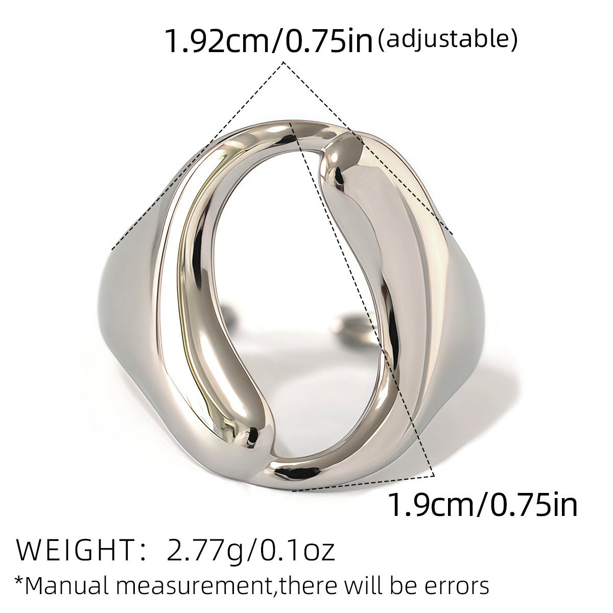 Ornament Stainless Steel 18K Gold Plating Hollow Weloria