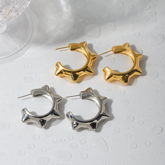Titanium Steel Earrings Special-interest Design Female Earrings Weloria