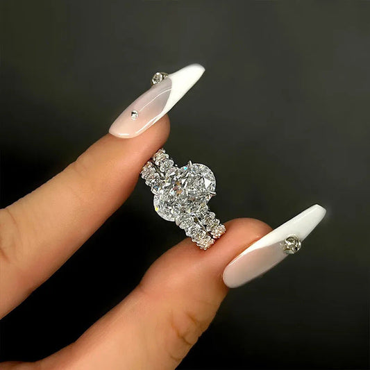 Affordable Luxury Fashion Large Zircon Women's Ring Weloria