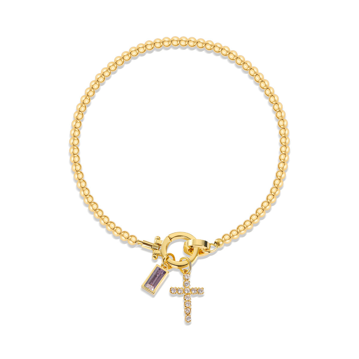 Zodiac Moon Stone Pendant Bracelet Weloria