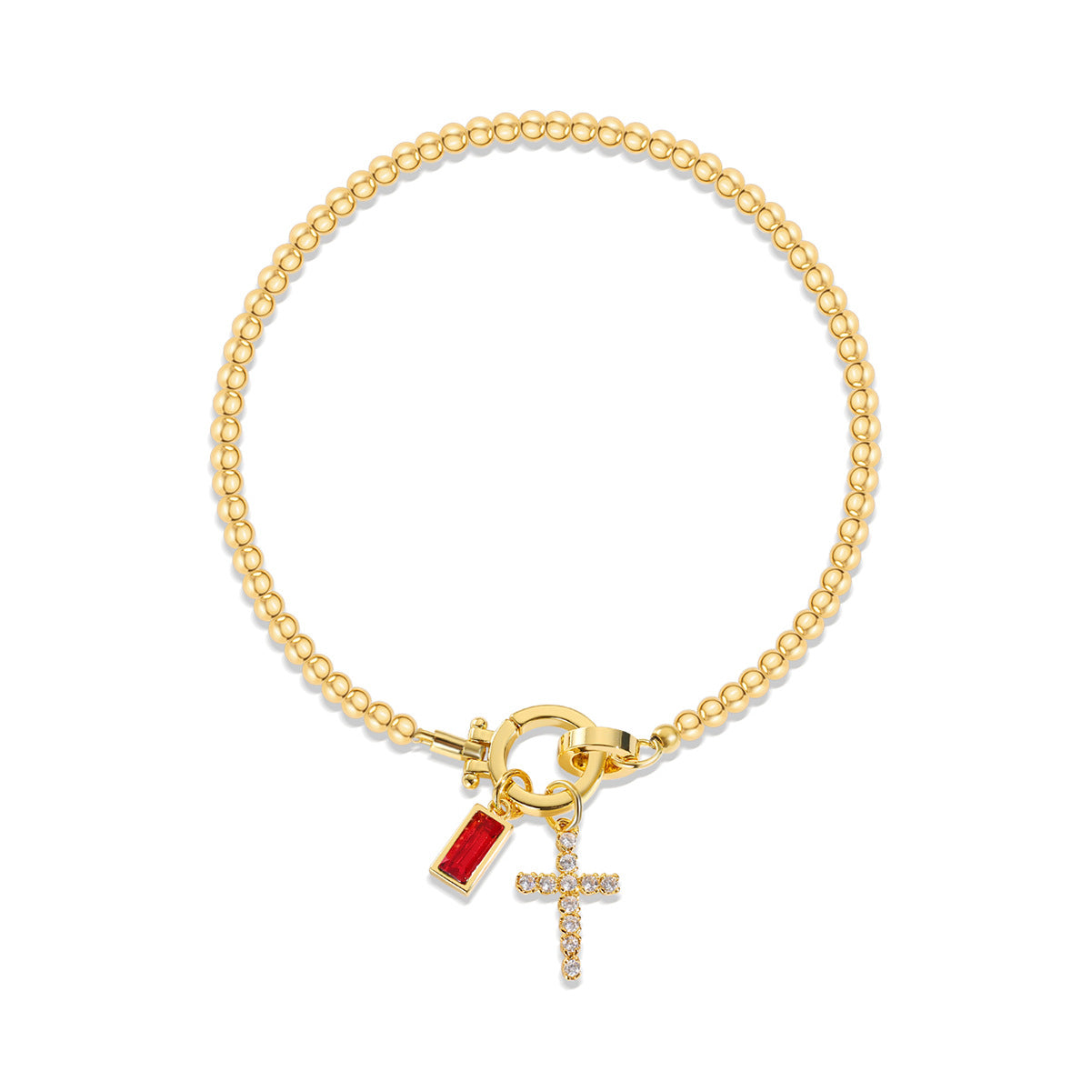 Zodiac Moon Stone Pendant Bracelet Weloria