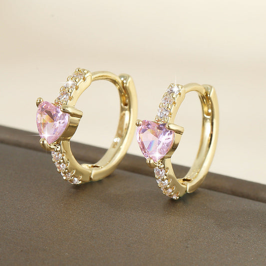 European And American Style Luxury Love Round Ear Clip Fashion Trend Weloria
