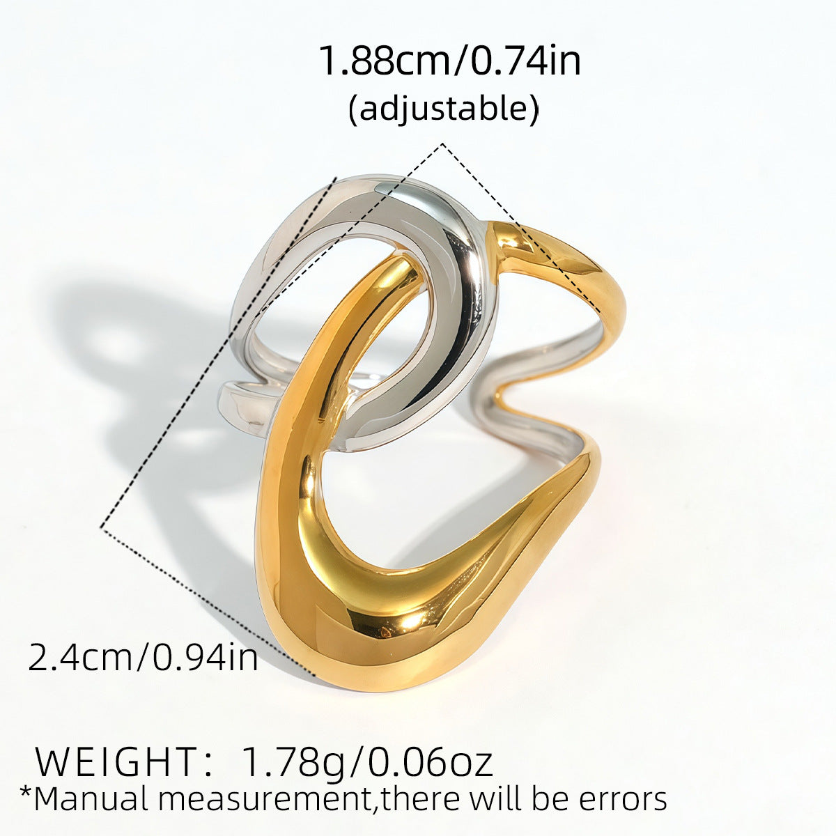 Ornament Stainless Steel Geometric Lines Hollow Out Weloria