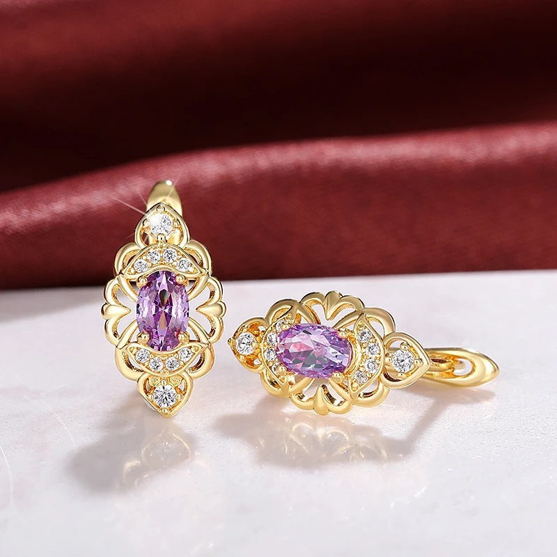 New Trendy High-end Earrings Hollow Design Graceful And Fashionable Weloria