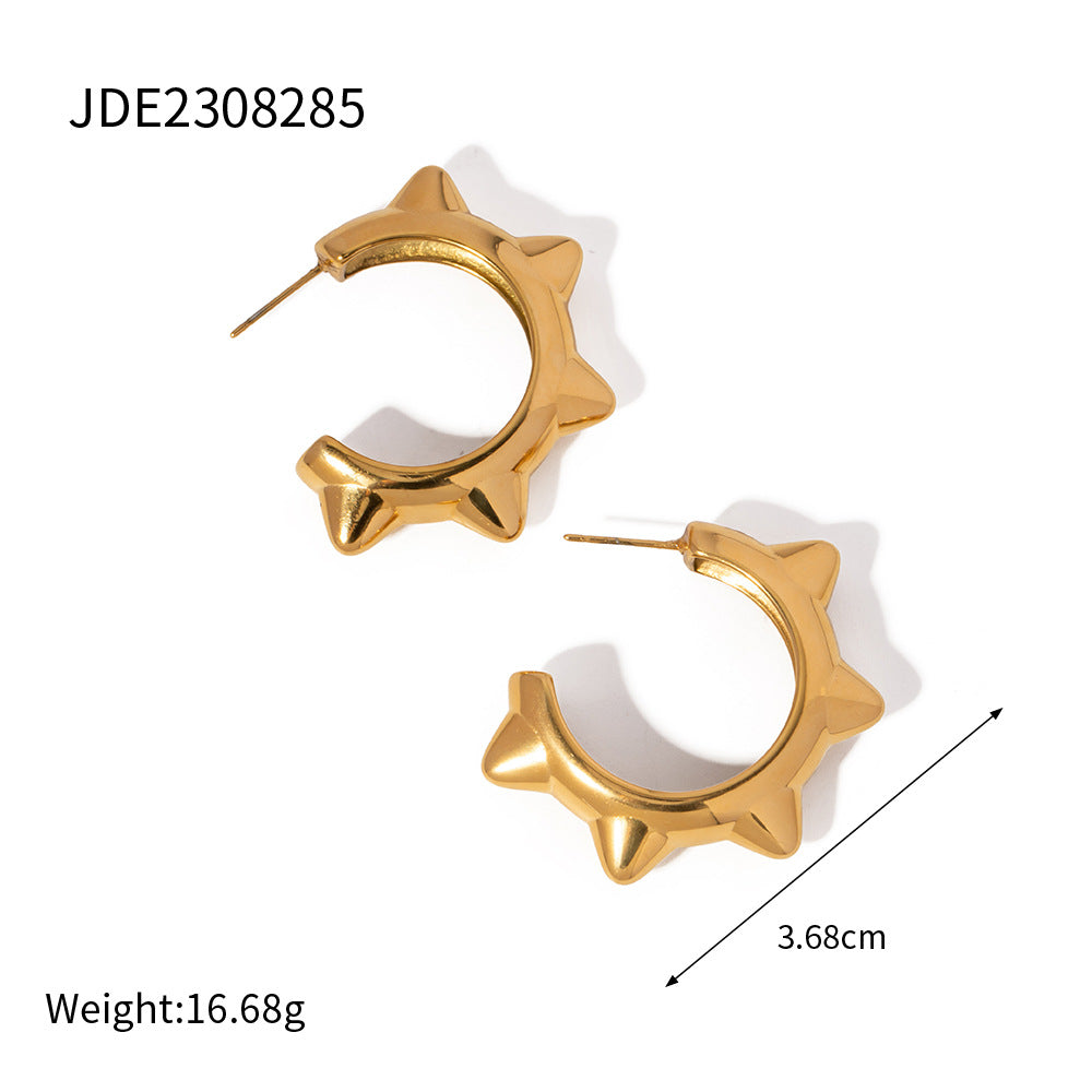 Titanium Steel Earrings Special-interest Design Female Earrings Weloria