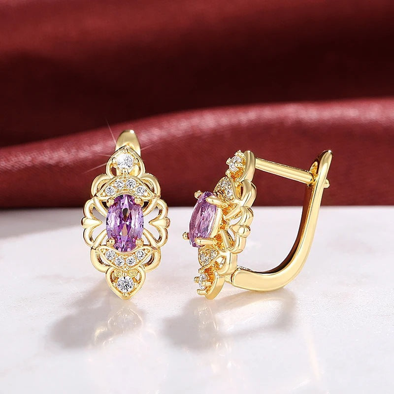 New Trendy High-end Earrings Hollow Design Graceful And Fashionable Weloria
