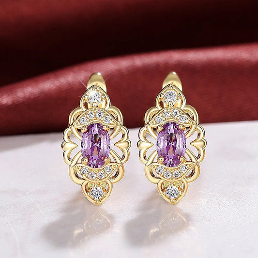 New Trendy High-end Earrings Hollow Design Graceful And Fashionable Weloria