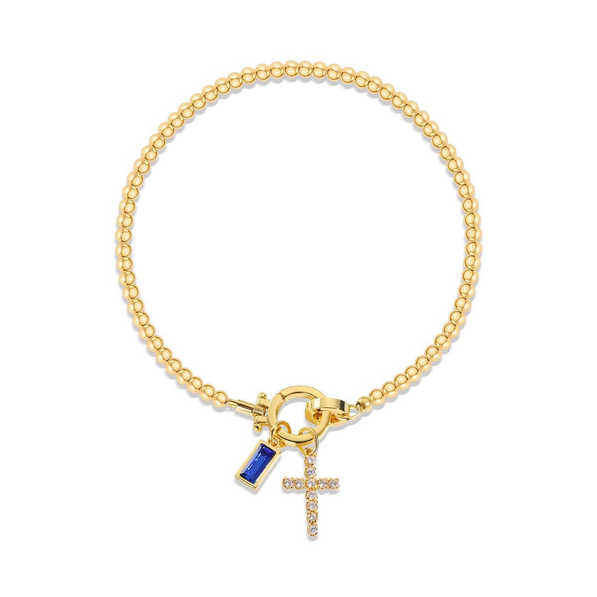 Zodiac Moon Stone Pendant Bracelet Weloria