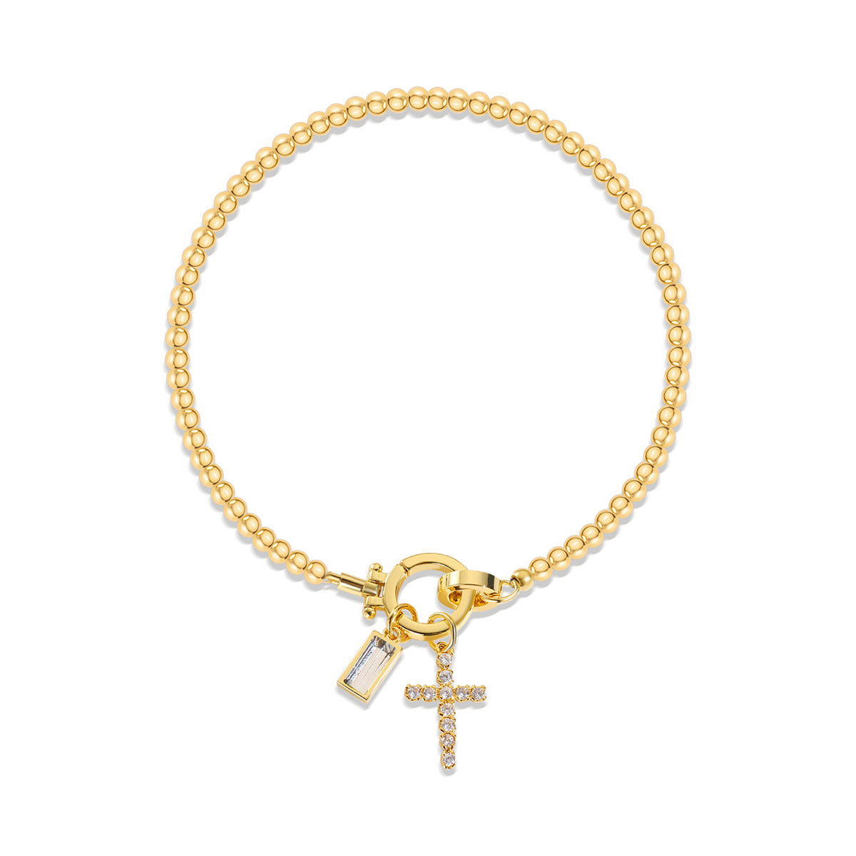 Zodiac Moon Stone Pendant Bracelet Weloria