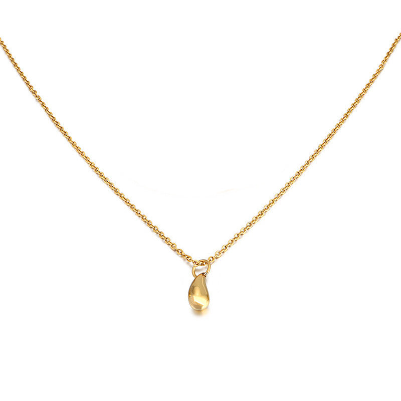 Water Drop Suit Simple Daily Fashion Necklace Earrings Bracelet Ring Suit Weloria