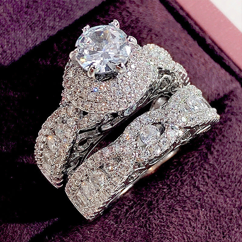 European And American Luxury Party Wedding Hand Ring Weloria
