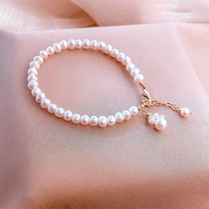New Freshwater Pearl Cat's Paw Bracelet For Women Cute Fashion Weloria
