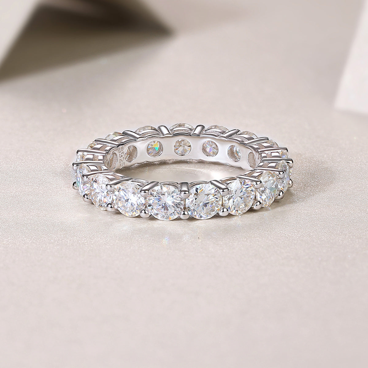 Starlight - A Fashionable And Luxurious Jewelry Accessory Set With Moissanite S925 Sterling Silver And Platinum-plated Diamond Weloria