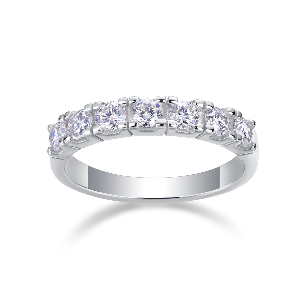 LUCKY 7- A Fashionable And Luxurious Jewelry Piece Set With One-tenth Moissan Diamond, S925 Sterling Silver And Platinum-plated Diamond Weloria
