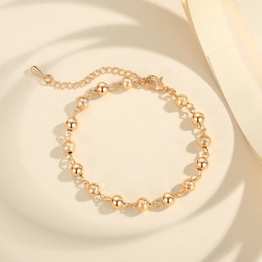 European And American Ball Bracelet Men's And Women's Same Retro Beaded Weloria