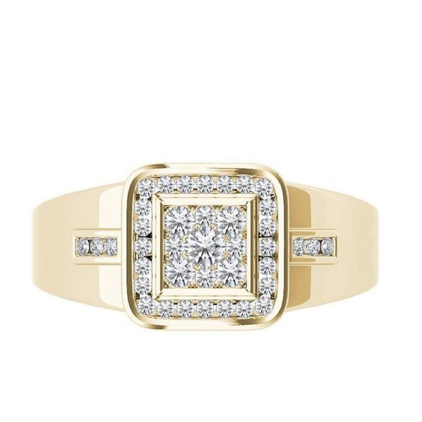 Ring European And American Imitation Gold Men's Accessories Jewellery Processing Weloria