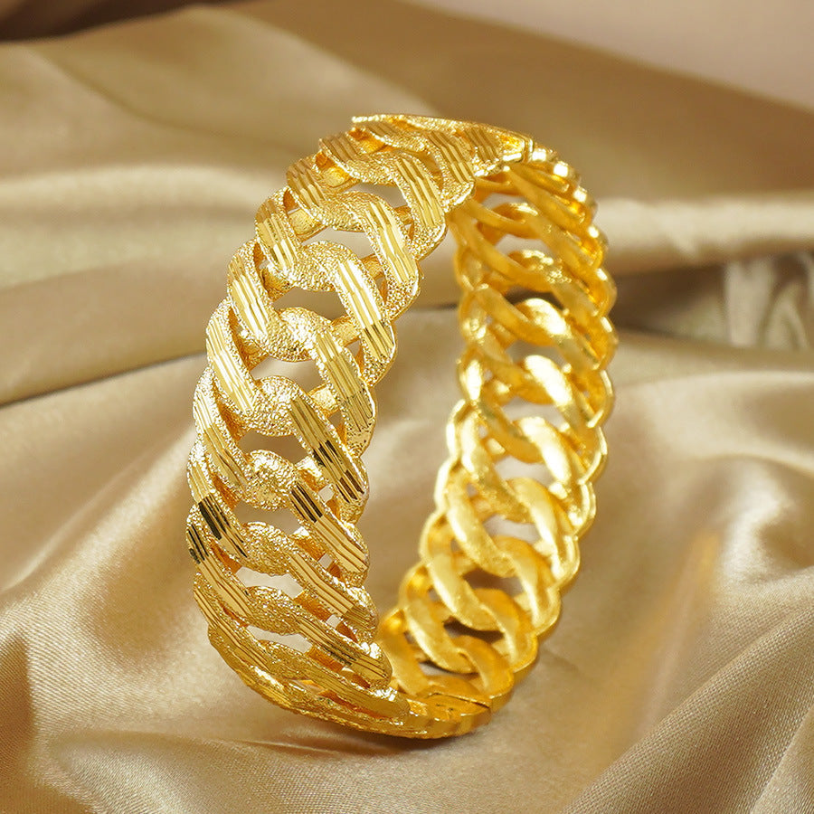 Middle East Retro Open Cuban Bracelet Weloria