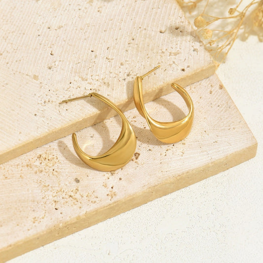 Japanese And Korean Fashion Geometric Earrings Women's Minimalist Weloria