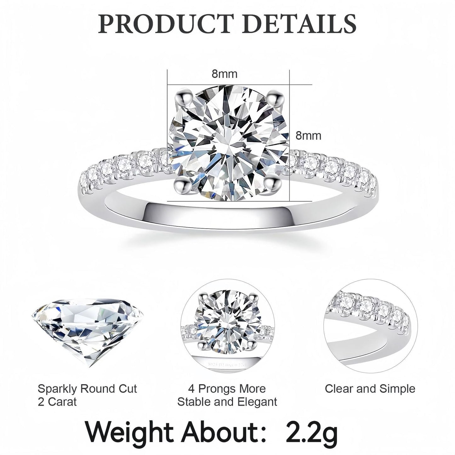 Classic Sansheng Sanshi Couple Rings Twist Twisted String Zircon Lines Weloria