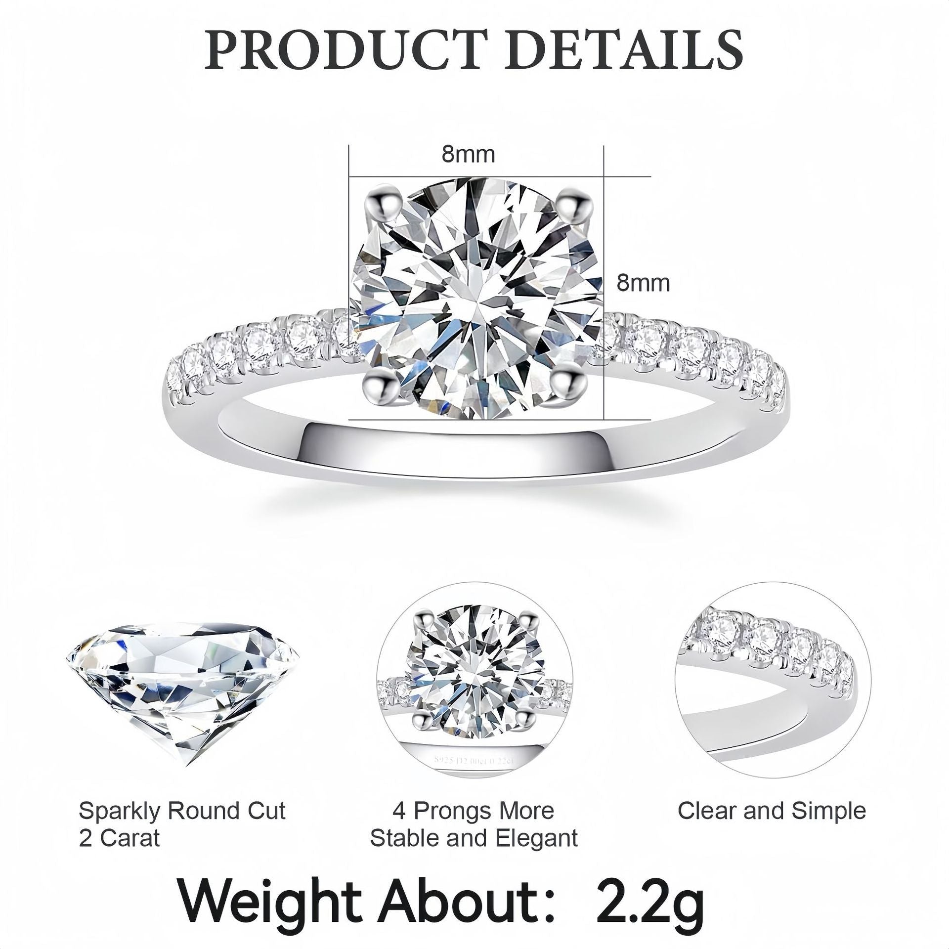 Classic Sansheng Sanshi Couple Rings Twist Twisted String Zircon Lines Weloria