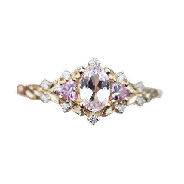Simple And Fresh Inlaid Zircon Ring Weloria