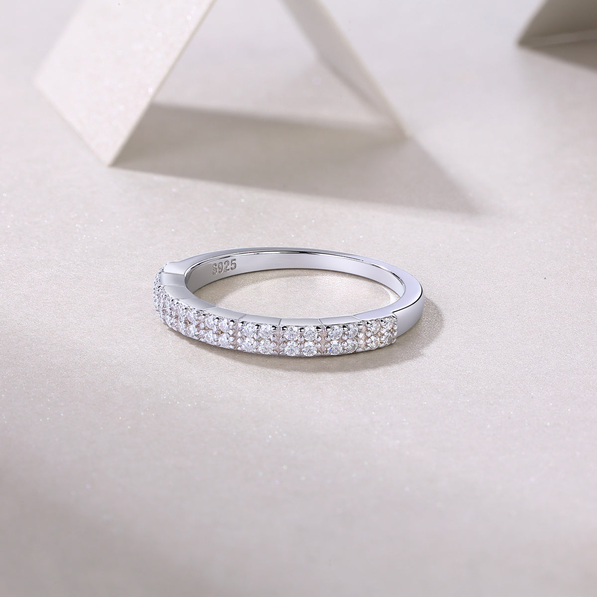 For Love - A Fashionable And Luxurious Jewelry Accessory Set With Moissanite S925 Sterling Silver And Platinum-plated Diamond Weloria