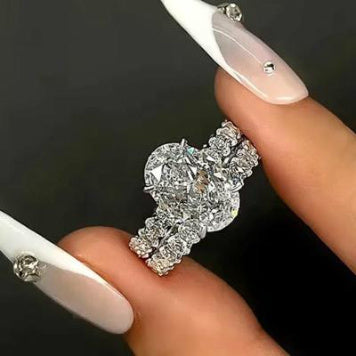 Affordable Luxury Fashion Large Zircon Women's Ring Weloria