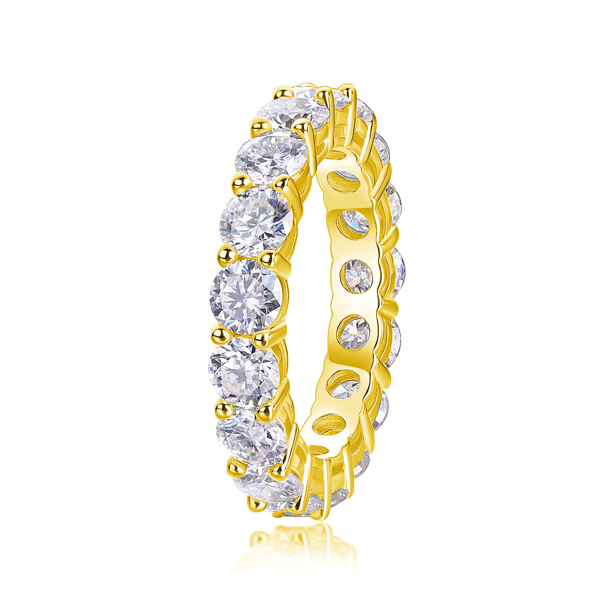 Starlight - A Fashionable And Luxurious Jewelry Accessory Set With Moissanite S925 Sterling Silver And Platinum-plated Diamond Weloria