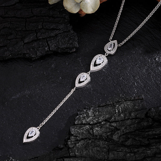 Water Drop Women's Fashionable All-match Necklace Weloria