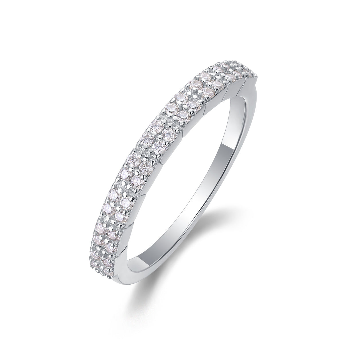 For Love - A Fashionable And Luxurious Jewelry Accessory Set With Moissanite S925 Sterling Silver And Platinum-plated Diamond Weloria