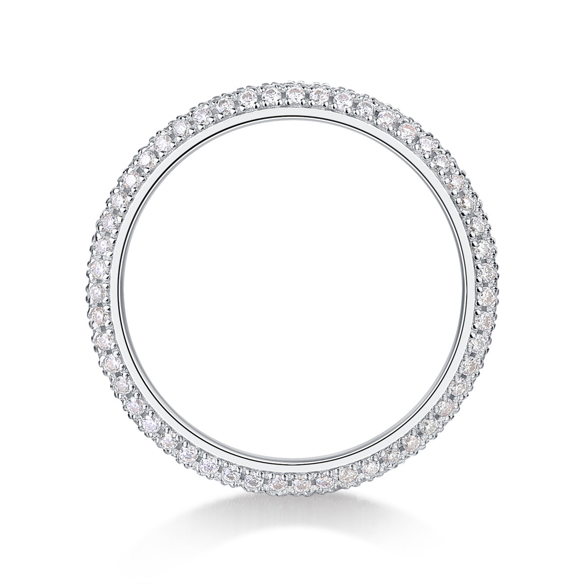 MR.RIGHT- A Fashionable And Luxurious Jewelry Accessory Set With Moissanite S925 Sterling Silver And Platinum-plated Diamond Weloria