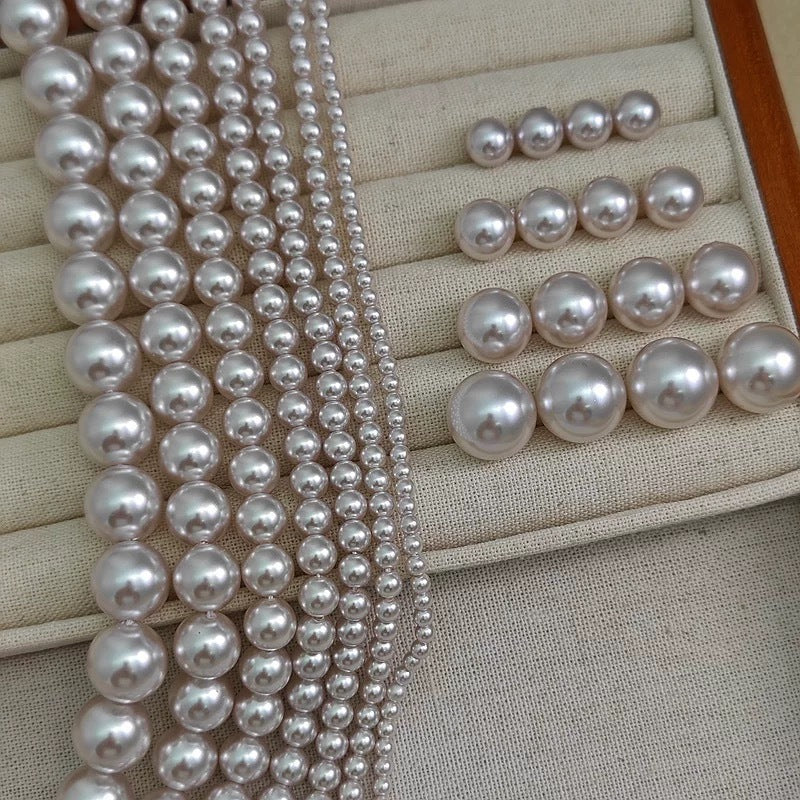 Household Portable Pearl Round Scattered Beads Ornament Weloria