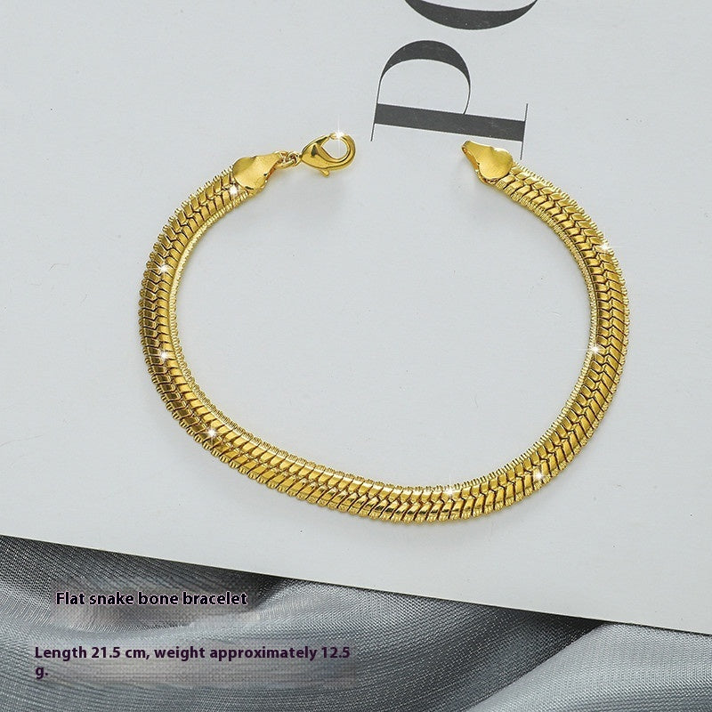 New Fashion Personality Placer Gold Bracelet Women Weloria