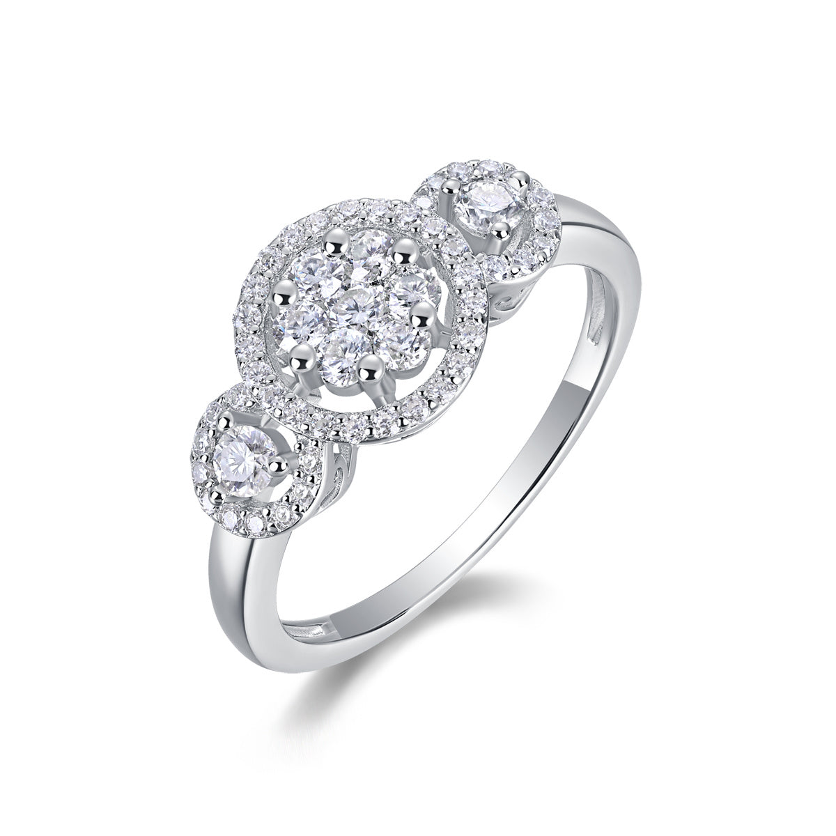 Serial Dreams - A Fashionable And Luxurious Jewelry Accessory Set With Moissanite S925 Sterling Silver And Platinum-plated Diamond Weloria