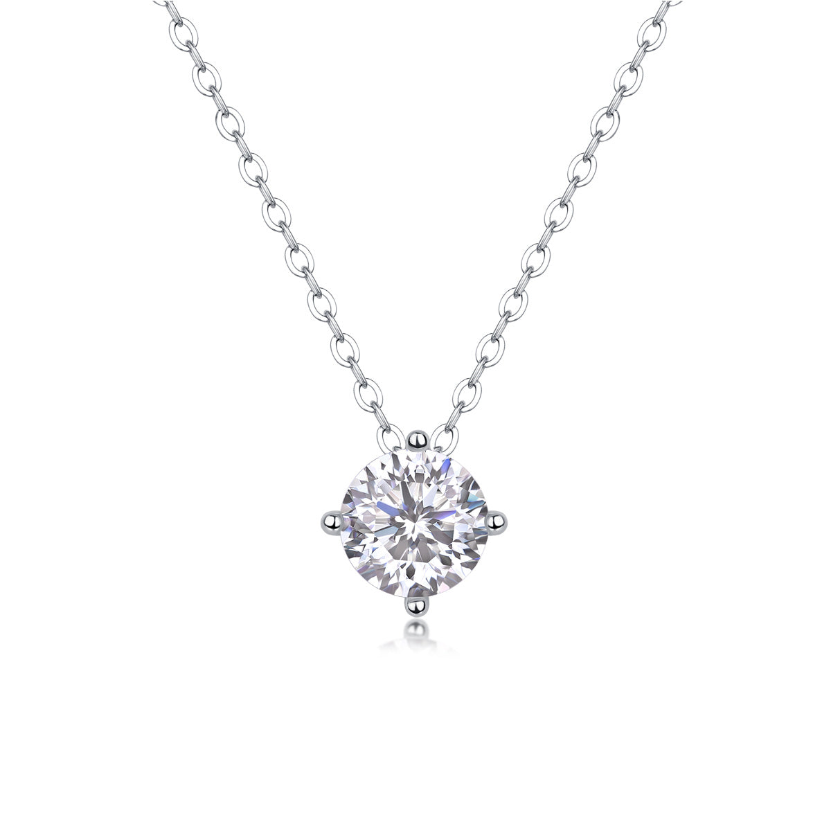 True Heart - A Fashionable And Luxurious Diamond Jewelry Pendant Set With 1-carat Moissan Diamond S925 Sterling Silver Weloria