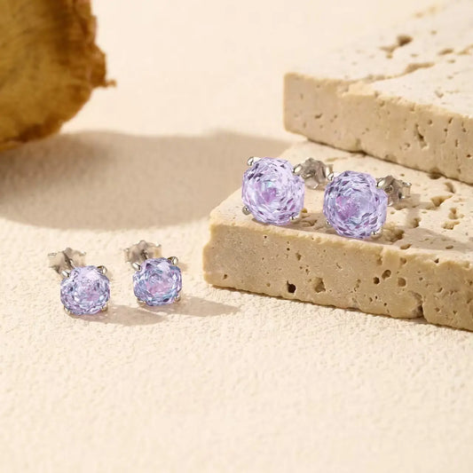 Exquisite Camellia Flower Stud Earrings Women's Anti-allergy Ear-caring Weloria