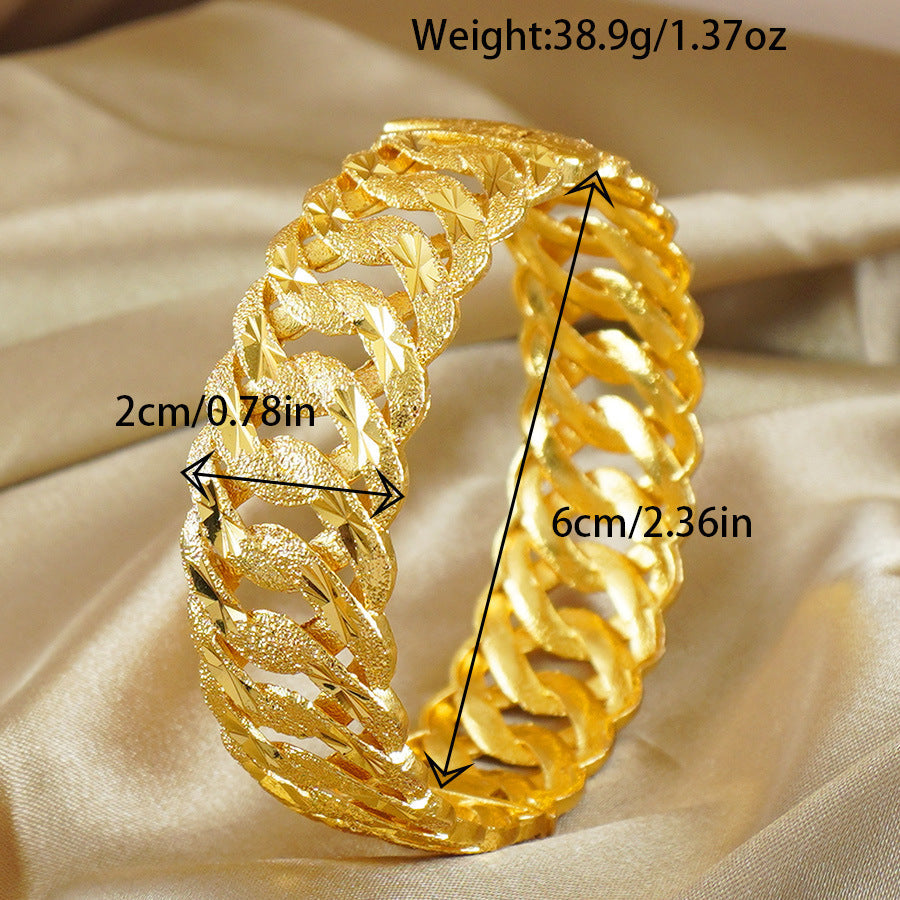 Middle East Retro Open Cuban Bracelet Weloria