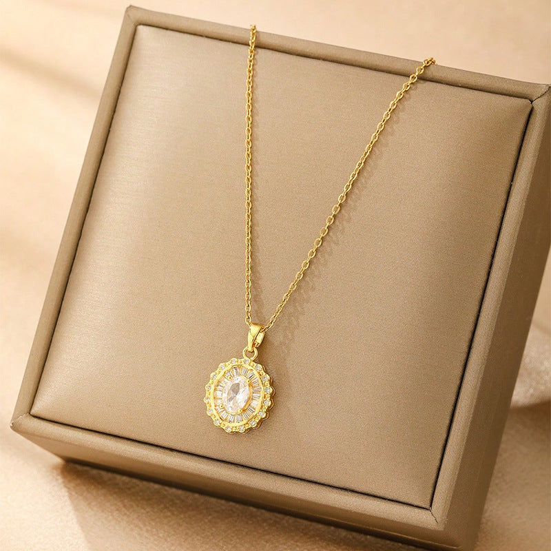 Light Luxury Necklace All-match Love Women Weloria