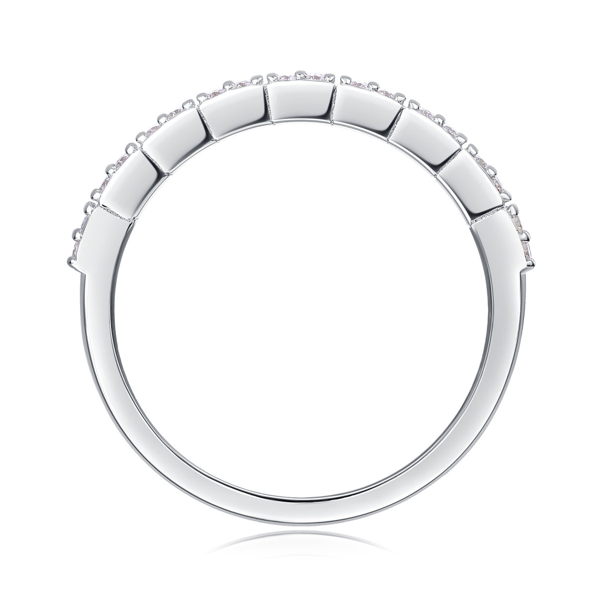 For Love - A Fashionable And Luxurious Jewelry Accessory Set With Moissanite S925 Sterling Silver And Platinum-plated Diamond Weloria