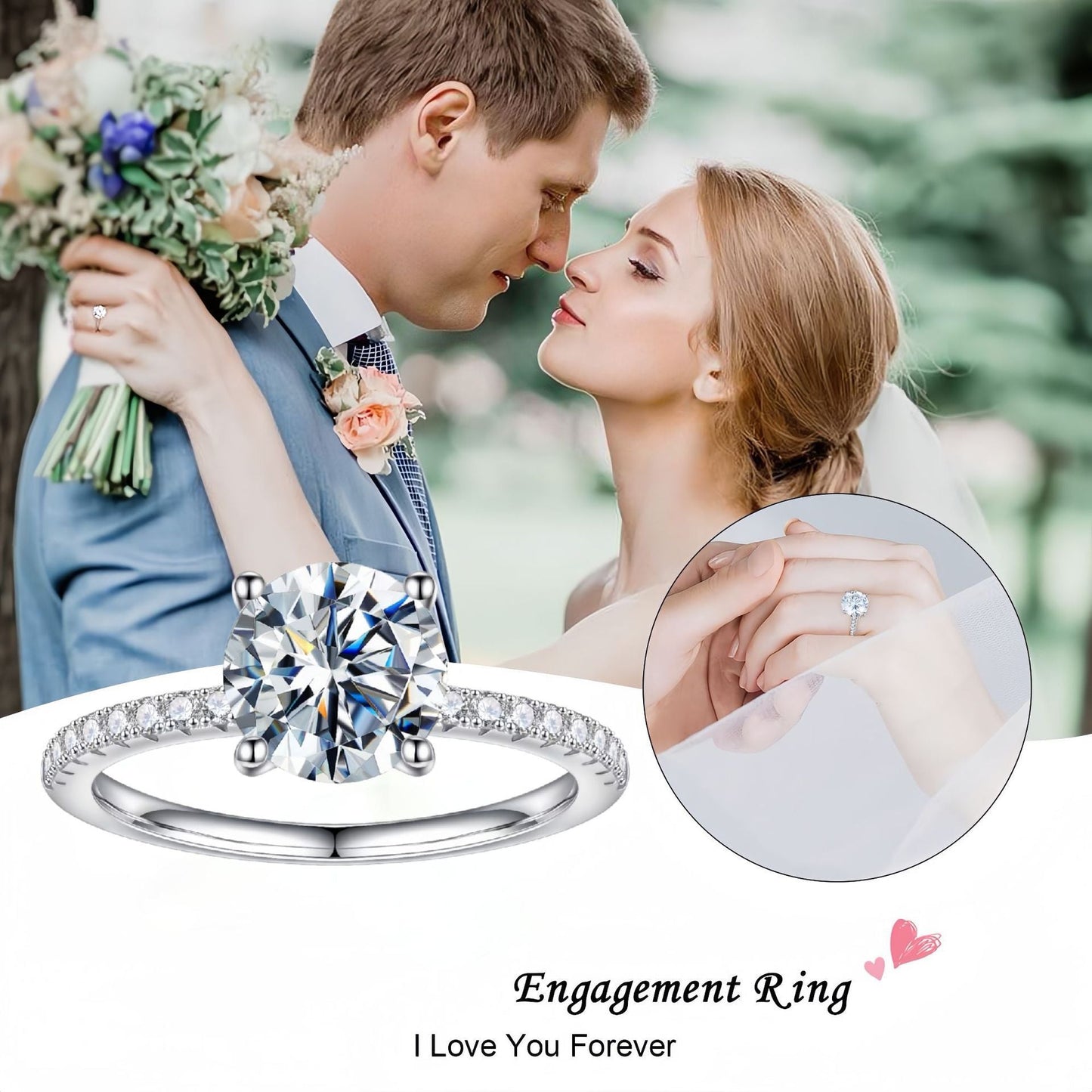 Classic Sansheng Sanshi Couple Rings Twist Twisted String Zircon Lines Weloria