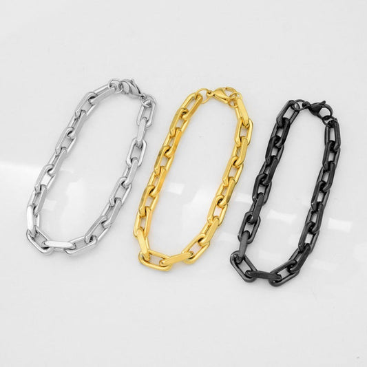 Men's High Sense Cuban Link Chain Hip Hop Style Niche Temperament Design Simple All-match Weloria